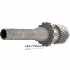 Wał napędowy przedniego mechanizmu różnicowego ZF 5HP24A Quattro - długość wału 318 mm, 29 zębów (Ř zewnętrzna 78,10 mm), 34 wypusty