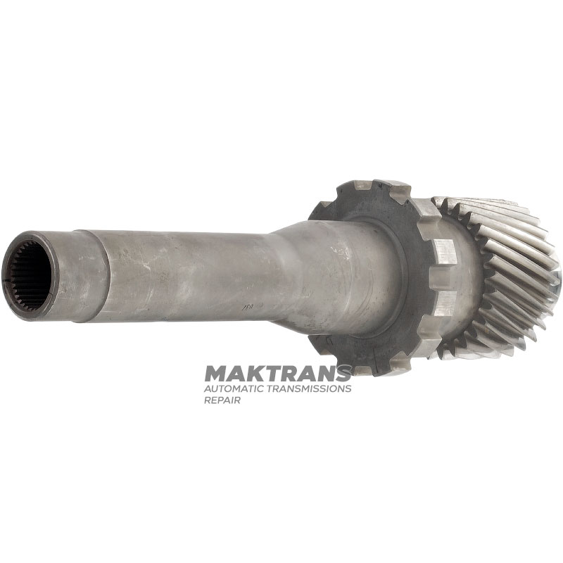 Wał napędowy przedniego mechanizmu różnicowego ZF 5HP24A Quattro - długość wału 318 mm, 29 zębów (Ř zewnętrzna 78,10 mm), 34 wypusty