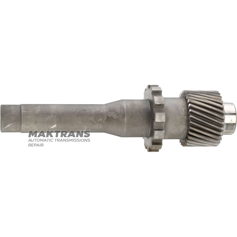 Wał napędowy przedniego mechanizmu różnicowego ZF 5HP24A Quattro - długość wału 318 mm, 29 zębów (Ř zewnętrzna 78,10 mm), 34 wypusty