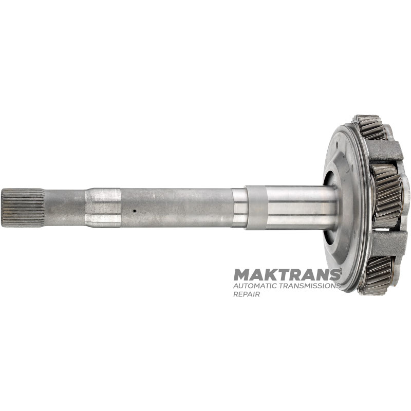 Tylna przekładnia planetarna ZF 5HP24A AUDI - wysokość całkowita 297 mm, 37 wypustów (Ř zewnętrzna 29,85 mm), 5 satelitów (28 zębów)