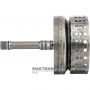 Wał wejściowy / bęben K1 Sprzęgło NISSAN RE5R05A / JATCO JR507A 3154095X02 - wysokość całkowita 256 mm, 106 zębów, 7 tarcz ciernych (60 zębów), 24 wypusty (Ř zewnętrzna 25,75 mm, długość wypustu 18 mm)
