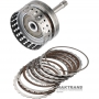 Wał główny / bęben K1 Sprzęgło NISSAN RE5R05A / JATCO JR507A 3154095X02 - wysokość całkowita 256 mm, 102 zębów, 5 tarcz ciernych (60 zębów), 24 wypusty (Ř zewnę trzna 25,75 mm, długość wypustu 18 mm)