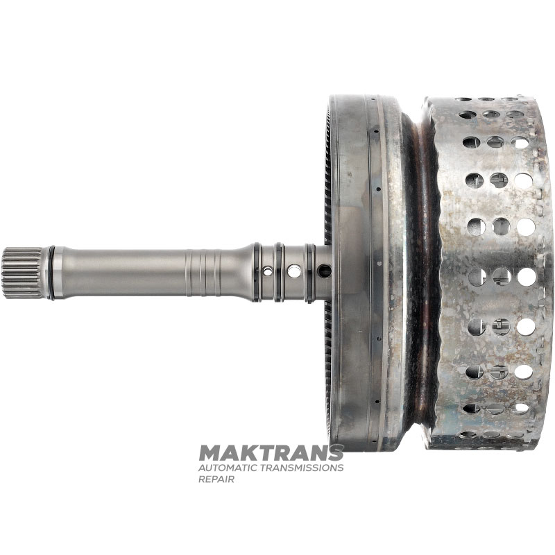 Wał główny / bęben K1 Sprzęgło NISSAN RE5R05A / JATCO JR507A 3154095X02 - wysokość całkowita 256 mm, 102 zębów, 5 tarcz ciernych (60 zębów), 24 wypusty (Ř zewnę trzna 25,75 mm, długość wypustu 18 mm)