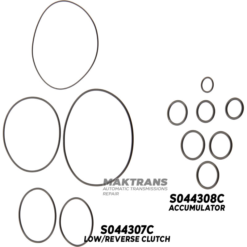 Zestaw uszczelek A43DE / A44DE / A46DE, 03-71LE / 03-72LE