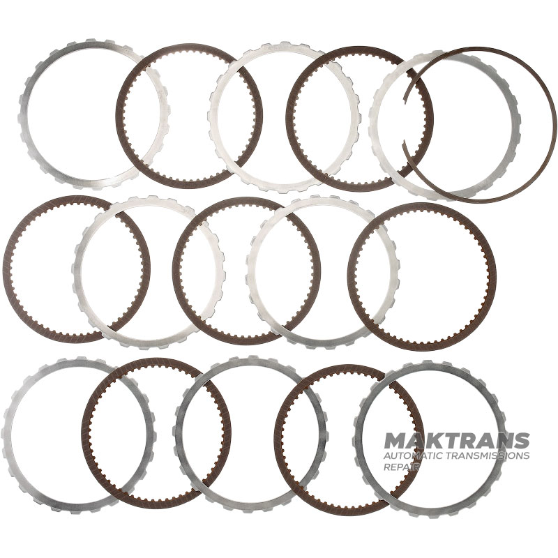Wał wejściowy / bęben K1 Sprzęgło NISSAN RE5R05A / JATCO JR507A 3154095X02 - wysokość całkowita 269 mm, 106 zębów, 7 tarcz ciernych (60 zębów), 24 wypusty (Ř zewnętrzna 25,75 mm, długość wypustu 27 mm)