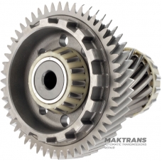 Mechanizm różnicowy pośredniego HYUNDAI / KIA A8MF1 457224G630 457204G611 - koło napędowe (18 zębów, Ø zew. 70,75 mm, 1 nacięcie), koło napędzane (51 zębów, Ø zew. 140,45 mm, 3 nacięcia)