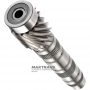 Wał napędowy mechanizmu różnicowego nr 1 VAG DSG DQ381 0GC - wysokość całkowita 244 mm, koło napędowe mechanizmu różnicowego 15 zębów (Ř zewnętrzna 52,20 mm)