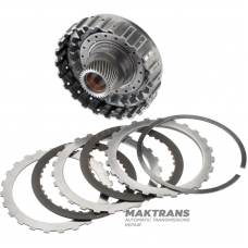 OVERDRIVE Kosz sprzęgła (2 tarcze cierne) / Koło słoneczne planetarne OVERDRIVE (33 zęby, średnica zewnętrzna 43,30 mm) -3563330040 3460150010 Aisin Warner 30-40LE, 30-80LE / TOYOTA A340 A343