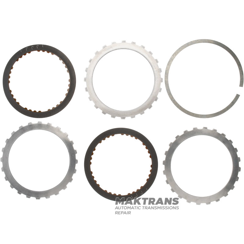 OVERDRIVE Kosz sprzęgła (2 tarcze cierne) / Koło słoneczne planetarne OVERDRIVE (33 zęby, średnica zewnętrzna 43,30 mm) -3563330040 3460150010 Aisin Warner 30-40LE, 30-80LE / TOYOTA A340 A343