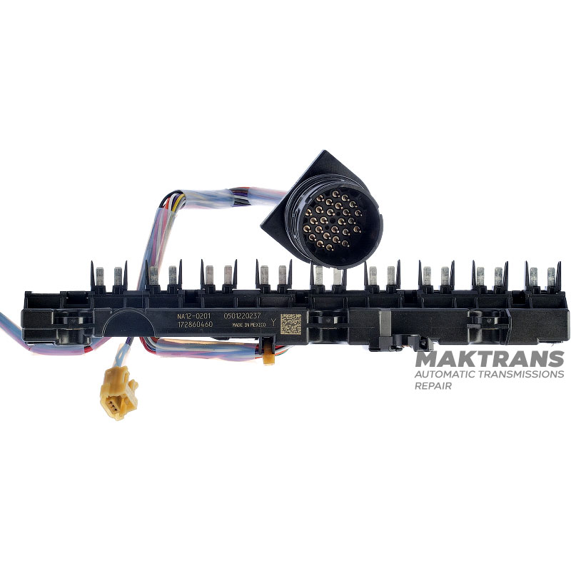 Okablowanie korpusu zaworu ZF 9HP48 / 948TE 0501220237 - 9 elektromagnesów, wysokość czujnika prędkości 58 mm / 39 mm