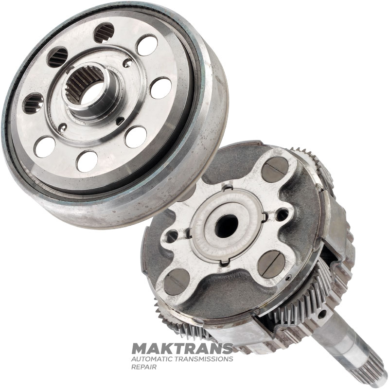 Wał zasilający / przekładnia planetarna OVERDRIVE Aisin Warner 30-40LE, 30-80LE / TOYOTA A343 - długość przekazygo 208 mm (20 wypustów, średnica zewnętrzna 21,30 mm), 4 satelity (32 z ęby), ko ło koronowe 95 zębów (średnica zewnętrzna 134,30 mm) )