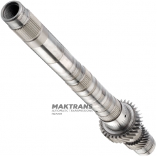Wał wejściowy K2 VAG DSG DL382 0HL (0CK, 0CL, 0CJ) 0HL311201A - długość całkowita 501 mm, 31 zębów (Ř zew. 78 mm) / 27 zębów (Ř zew. 51,60 mm), 33 wypusty pod skrzynię rozdzielczą (strona wewnętrzna)
