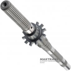 Wał wyjściowy Aisin Warner 30-40LE / TOYOTA A340 - długość całkowita wału 465 mm, wypusty wału 24 wypusty (zewnętrzna Ø 25,85 mm, L23 mm), 28 wypustów (zewnętrzna Ø 30,30 mm, L19 mm), 23 wypusty (zewnętrzna Ø 30,80 mm, dł. 122 mm)