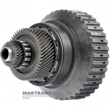 Wał wejściowy/sprzęgło VAG CVT VL380 0AW - 27 zębów (Ř zew. 42,45 mm, 1 nacięcie) / 48 zębów (Ř zew. 89,15 mm, 3 nacięcia), 6 tarcz ciernych (całkowita grubość kompletu 31,80 mm)