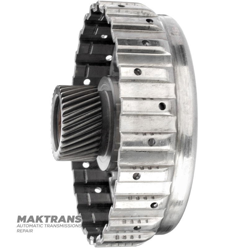 OVERDRIVE Kosz sprzęgła (pusty, bez tarcz) / Koło słoneczne planetarne OVERDRIVE (33 zęby, średnica zewnętrzna 43,30 mm) 3563330040 3460150010 - Aisin Warner 30-40LE, 30-80LE / TOYOTA A340 E/F