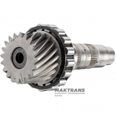 Wał wyjściowy nr 1 VAG eHybrid DQ400 0DD 0DD311205 0DD311439A - długość wału 202 mm, 20 zębów (Ř zewnętrzna 66,05 mm)