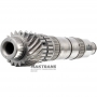 Wał wyjściowy nr 1 (1-2-5-6) GETRAG DCT250 - długość 244 mm, 19 zębów na przekładni (Ř zew. 58,80 mm, 3 wycięcia)