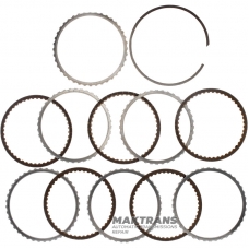 Komplet tarcz stalowych i ciernych C1 Sprzęgło TOYOTA UA80E / UA80F 3563348030, 3563306030, 3563448060, 3563448050, 3563406050 - 5 tarcz ciernych (całkowita grubość kompletu to 20,45 mm)