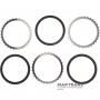 Komplet stalowych i tarcz ciernych COAST Clutch FORD 5R110W - 3 tarcze cierne, łączna grubość kompletu 12,05 mm