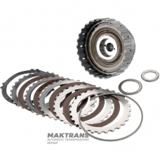 Kosz urządzenia FORWARD FORD 5R110W 3C3Z-7A360-SA - 4 tarcze cierne, łączna szerokość zestawu 21,20 mm