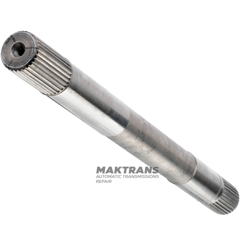 Wał wejściowy / wał turbiny FORD 5R110W F81Z-7017-EA - długość wału 345 mm, 31 wypustów (Ř zew. 25,20 mm) / 30 wypustów (Ř zew. 25,25 mm)