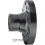 Kołnierz wału wyjściowego FORD 5R110W 3C3Z-4K177-BA - wysokość całkowita 76 mm, 34 wypusty, średnica zewnętrzna 146 mm, 8 otworów montażowych (średnica wewnętrzna 10,20 mm)
