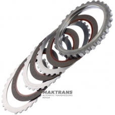 Komplet tarcz stalowych i ciernych Inremediate Brake FORD 5R110W 5C3Z-7B442-AA, 5C3Z-7B164-AA - 3 tarcze cierne (96 zębów na tarczę), całkowita grubość zestawu 28,85 mm