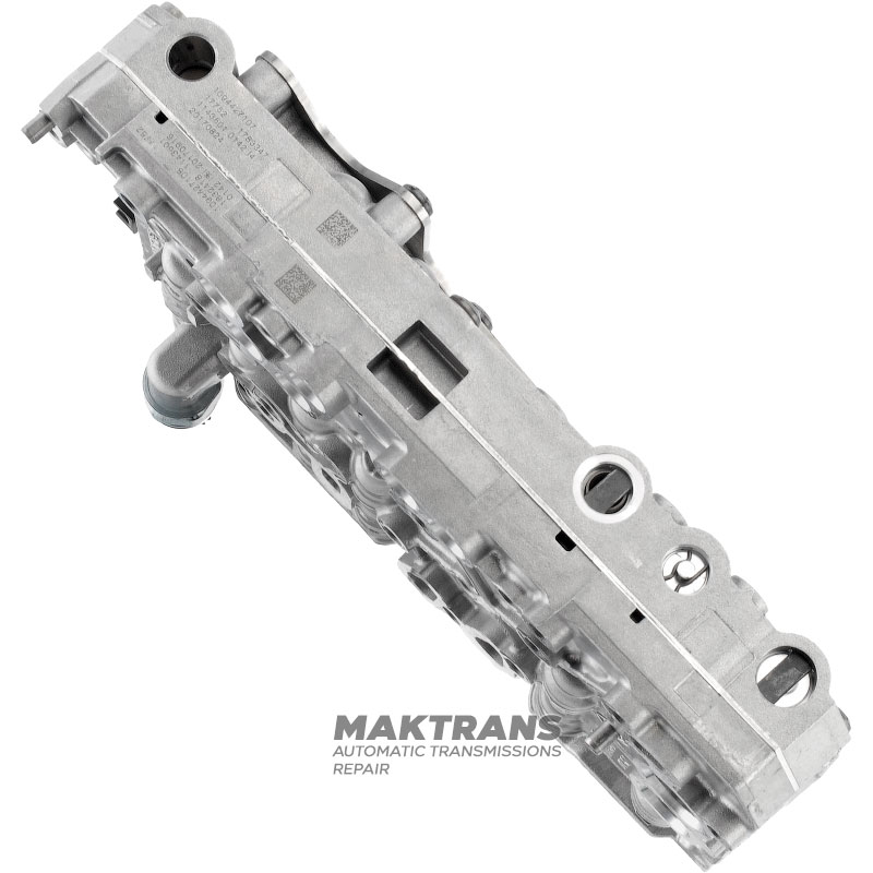Blok zaworów z elektrozaworami (regenerowany) ZF 9HP48 (JEEP COMPASS (2017-2018) 2.4L 4WD) 1094127344 — płytka oddzielająca A136 / B136, 9 elektrozaworów (do samochodów bez systemu START-STOP)