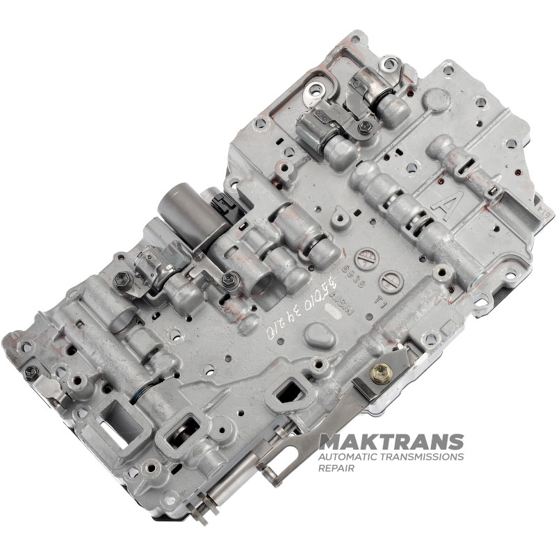Zespół zaworów z elektromagnesami (niezweryfikowany) TOYOTA A340E / A340F - zdemontowany ze skrzyni biegów z oznaczeniami (35010-34210 / 35000-34210, Toyota TUNDRA (UCK30L) 1999-2004, Silnik: (2UZFE) 4700CC 32-VALVE DOHC EFI)