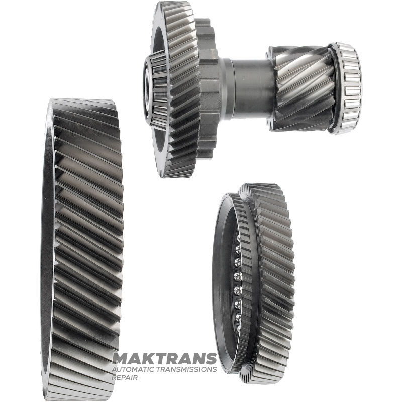 Komplet kół zębatych przekładni głównej TOYOTA \ LEXUS UA81E UA81F - 4120678020, 4130078030, 3570478010 (mechanizm różnicowy 53 zęby, wał przemysłowy 15/49, zębatka zacisku centralnego 52 zęby)