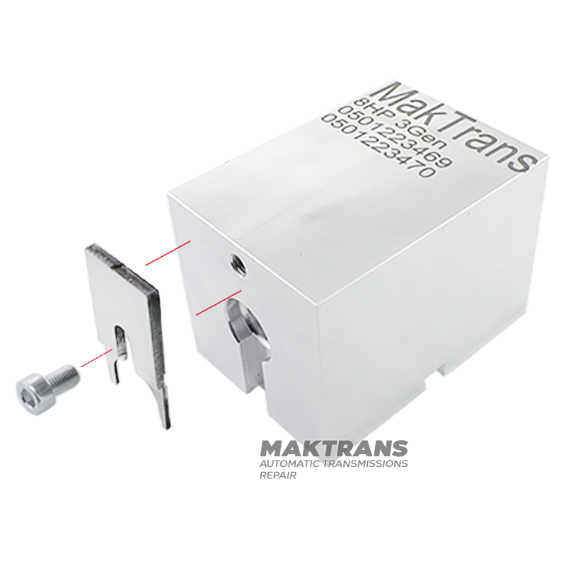 Adapter do testowania elektrozaworów ZF 8HP 3 generacji (numery 0501223469, 0501223470)