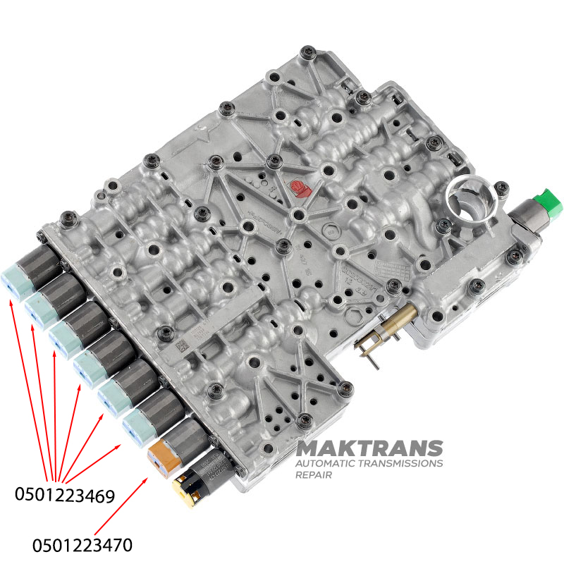Adapter do testowania elektrozaworów ZF 8HP 3 generacji (numery 0501223469, 0501223470)