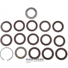 Kosz K3 Clutch VAG 01M, 01N, 01P 01M323921EX - 14 tarcz ciernych jednostronnych (całkowita grubość zestawu 22,60 mm)