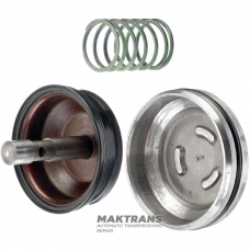 Tłoczek taśmy hamulcowej Intermediate Brake FORD 5R55E, 5R55N, 5R55W, 5R55S F77Z-7D021-ZA, 97GT-7E221-ZA - (wysokość całkowita 57,75 mm, średnica zewnętrzna tłoka 58,80 mm / 64,75 mm, średnica zewnętrzna tłoczyska 12 mm)