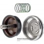 Tłoczek taśmy hamulcowej Intermediate Brake FORD 5R55E, 5R55N, 5R55W, 5R55S F77Z-7D021-ZA, 97GT-7E221-ZA - (wysokość całkowita 57,75 mm, średnica zewnętrzna tłoka 58,80 mm / 64,75 mm, średnica zewnętrzna tłoczyska 12 mm)