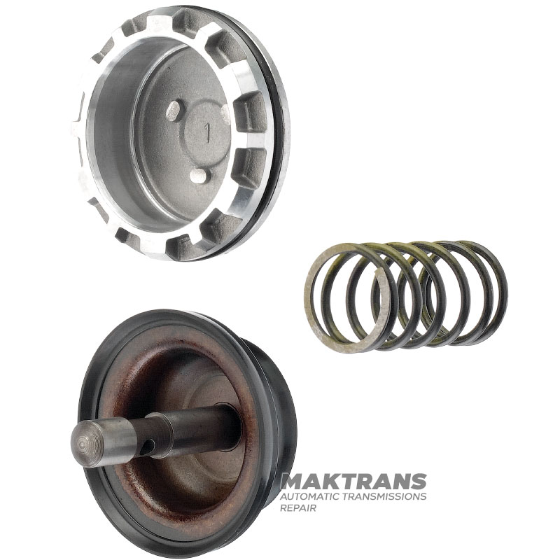 Tłoczek taśmy hamulcowej Overdrive / Hamulec pośredni FORD A4LD 4R44E, 4R55E - 97GT-7E221-A2A (zewnętrzna średnica tłoka 64,80 mm x 48,80 mm, oznaczenie pokrywy BB)