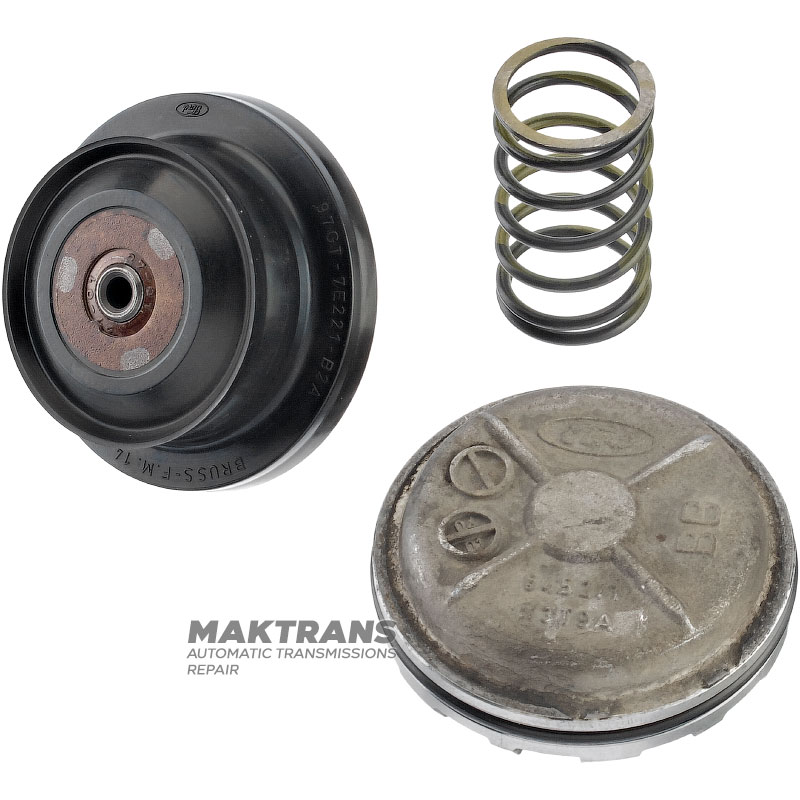 Tłoczek taśmy hamulcowej Overdrive / Hamulec pośredni FORD A4LD 4R44E, 4R55E - 97GT-7E221-A2A (zewnętrzna średnica tłoka 64,80 mm x 48,80 mm, oznaczenie pokrywy BB)