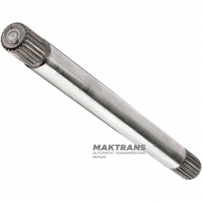 Wał wejściowy FORD A4LD, 4R44E, 4R55E / 5R55E, 5R55N, 5R55W, 5R55S XL2Z-7017-AA - długość 255 mm, 21 wypustów (Ř zew. 18,15 mm) / 22 wypustów (Ř zew. 18,25 mm)