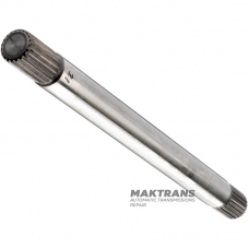 Wał wejściowy FORD A4LD, 4R44E, 4R55E / 5R55E, 5R55N, 5R55W, 5R55S XL2Z-7017-AA - długość 255 mm, 21 wypustów (Ř zew. 18,15 mm) / 22 wypustów (Ř zew. 18,25 mm)