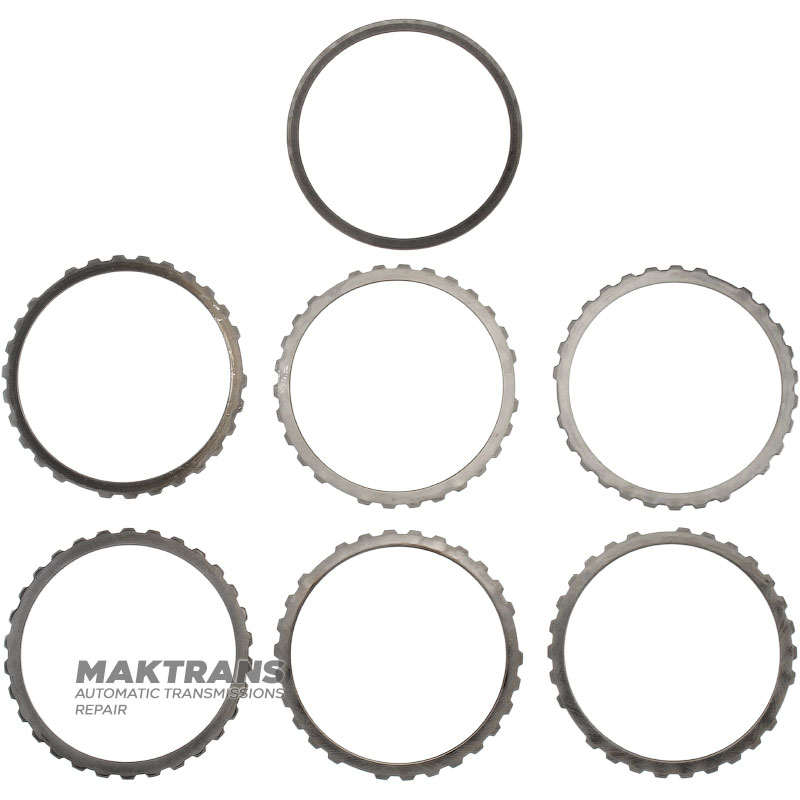 Komplet felg stalowych Low Clutch JATCO JR405E - całkowita grubość kompletu 14,35 mm