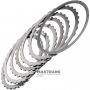 Komplet felg stalowych Low Clutch JATCO JR405E - całkowita grubość kompletu 14,35 mm
