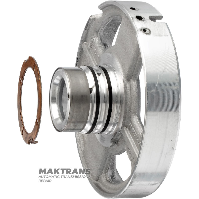 Zacisk centralny FORD A4LD, 4R44E, 4R55E, 5R55E, 5R55N, 5R55S, 5R55W 89GT-7L328-AA - z pierścieniami teflonowymi i podkładką ślizgową, bez czujnika prędkości