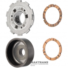 Tylna przekładnia planetarna FORD A4LD, 4R44E, 4R55E, 5R55E, 5R55N, 5R55S, 5R55W - obudowa aluminiowa, 3 zębniki (15 zębów, średnica zewnętrzna 24,40 mm), koło koronowe 57 zębów (średnica zewnętrzna 94,05 mm)