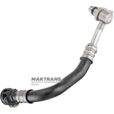 Przewód doprowadzający olej do wymiennika ciepła AUDI ZF 8HP65A - 8W0317817D, 8W0317817A (średnica metalowej złączki 16,30 mm)