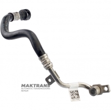 Przewód zasilający olej do wymiennika ciepła AUDI ZF 8HP65A - 8W0317818D, 8W0317818A (średnica metalowej złączki 16,30 mm)