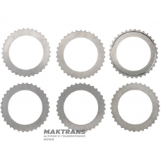 Komplet felg stalowych (z odrestaurowanym shagreenem) FORWARD Clutch FORD 4R75E, 4R75W, 4R70E, 4R70W (AODE) - całkowita grubość kompletu 11,90 mm (14,70 mm)