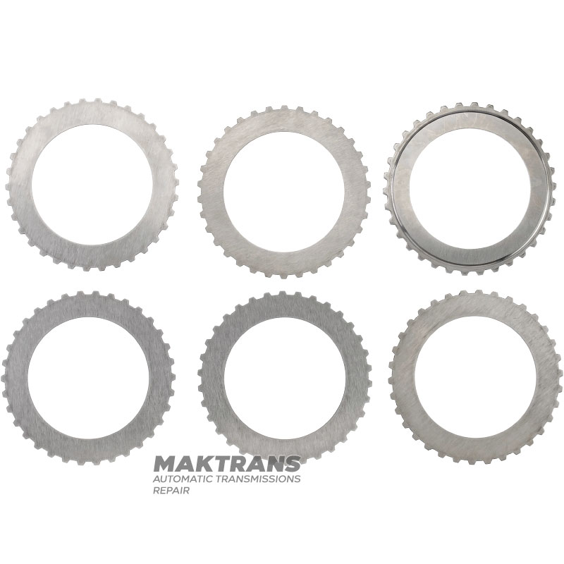 Komplet felg stalowych (z odrestaurowanym shagreenem) FORWARD Clutch FORD 4R75E, 4R75W, 4R70E, 4R70W (AODE) - całkowita grubość kompletu 11,90 mm (14,70 mm)