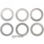 Komplet felg stalowych (z odrestaurowanym shagreenem) FORWARD Clutch FORD 4R75E, 4R75W, 4R70E, 4R70W (AODE) - całkowita grubość kompletu 11,90 mm (14,70 mm)