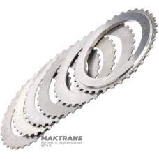 Komplet felg stalowych (z odrestaurowanym shagreenem) FORWARD Clutch FORD 4R75E, 4R75W, 4R70E, 4R70W (AODE) - całkowita grubość kompletu 11,90 mm (14,70 mm)