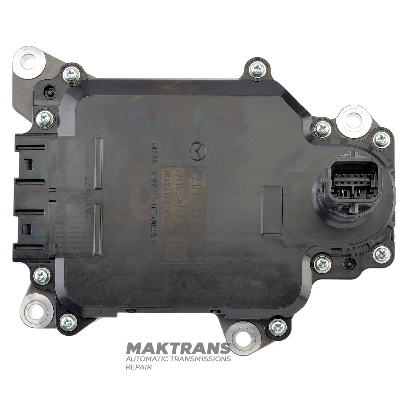 Elektroniczna jednostka sterująca 8-biegowej skrzyni biegów MAZDA (TCM) - RZ01219E1 079100-9113 (usunięta ze skrzyń biegów oznaczonych RZ44)